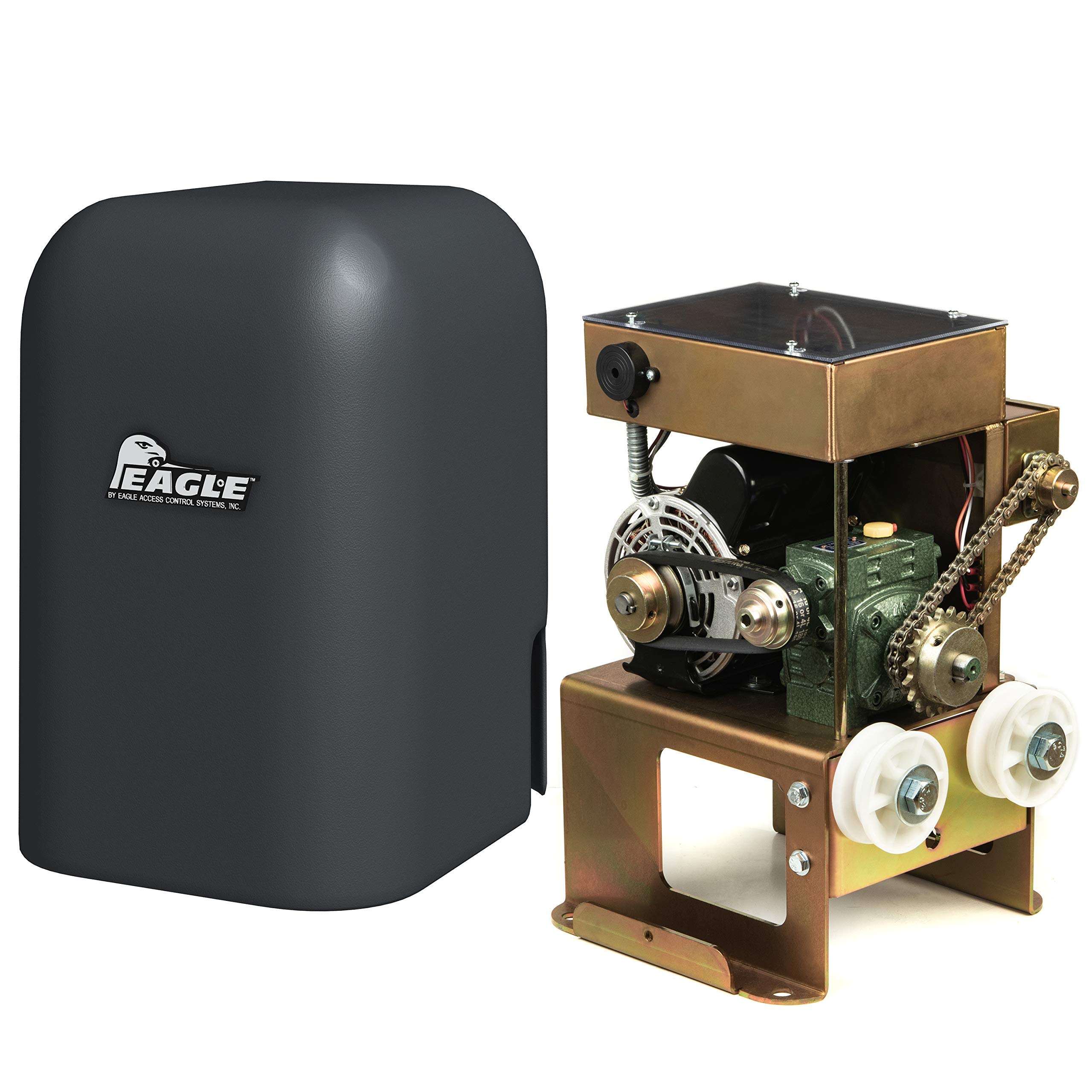 Photo 1 of *** SEE NOTES **Eagle-1 Slide Gate Operator with 2 Wireless Remotes, Security Reflective Photo Eye Monitored, and Receiver – ½ HP Residential Home Slide Gate Opener – Easy to Install