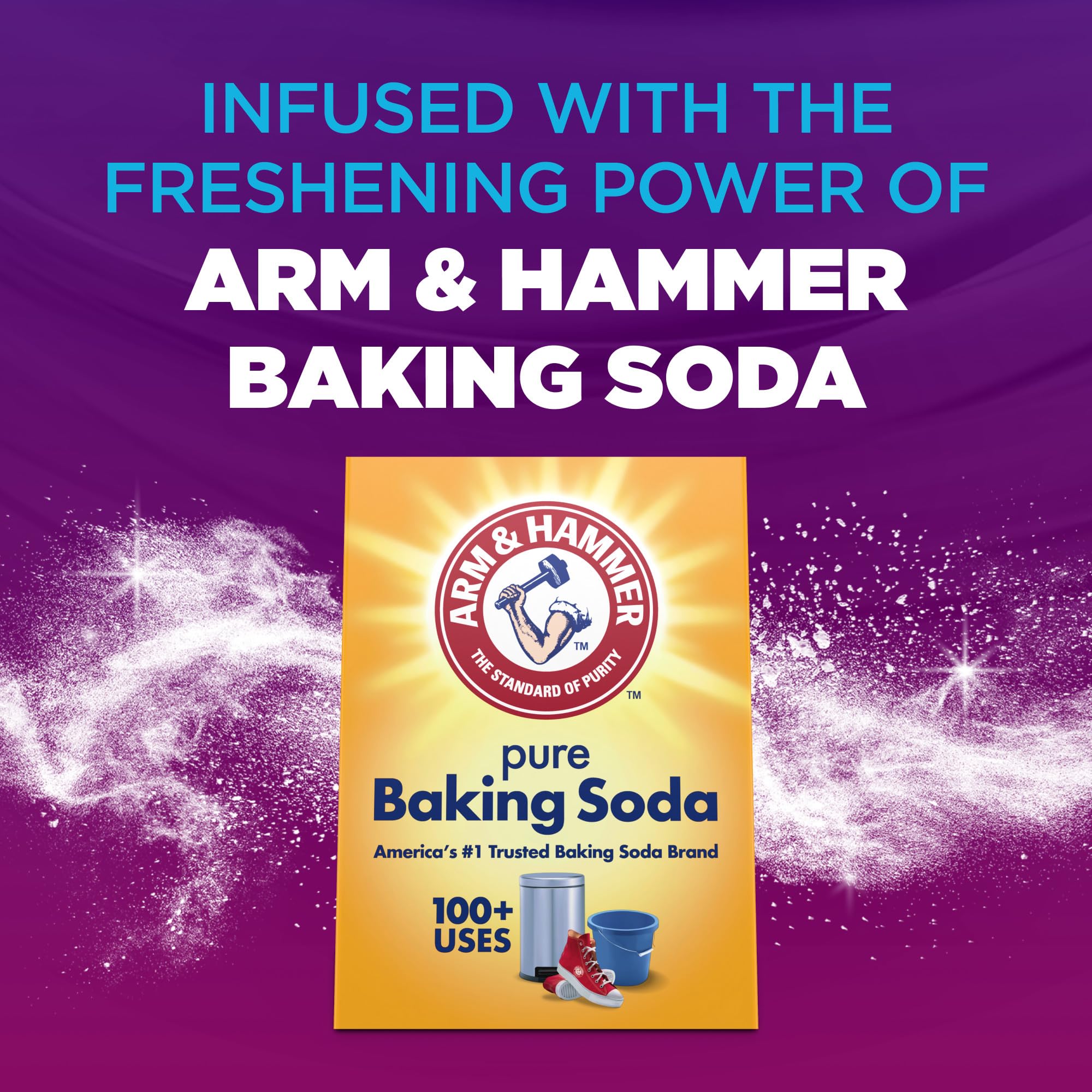 Arm & Hammer Odor Blaster In-Wash Scent Booster - Fresh Burst, 24 oz, Pack of 4