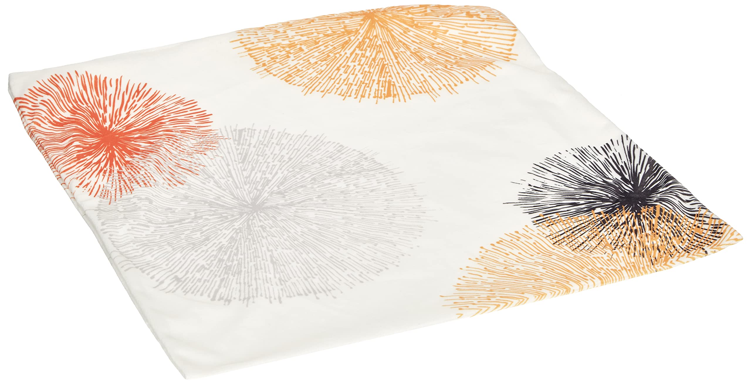Home Fashion Orange Velvet Digital Print Cushion Cover 1 x 40 x 40 cm โ image 1