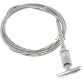 Dorman 55203 Control Cables with 1-3/4 in. Chrome Knob, 6 Ft. Length
