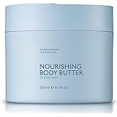 SEACRET Minerals Dead Sea Body Butter - Ultra-Rich Shea Butter & Coconut Oil Body Moisturizing Cream for Dry Skin, Fast Absorbing, Non-Greasy with Aloe Vera & Vitamin E, 8.5 fl. oz.