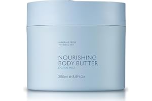 SEACRET Minerals Dead Sea Body Butter, Ocean Mist - Ultra-Rich Shea Butter & Coconut Oil Body Moisturizing Cream for Dry Skin