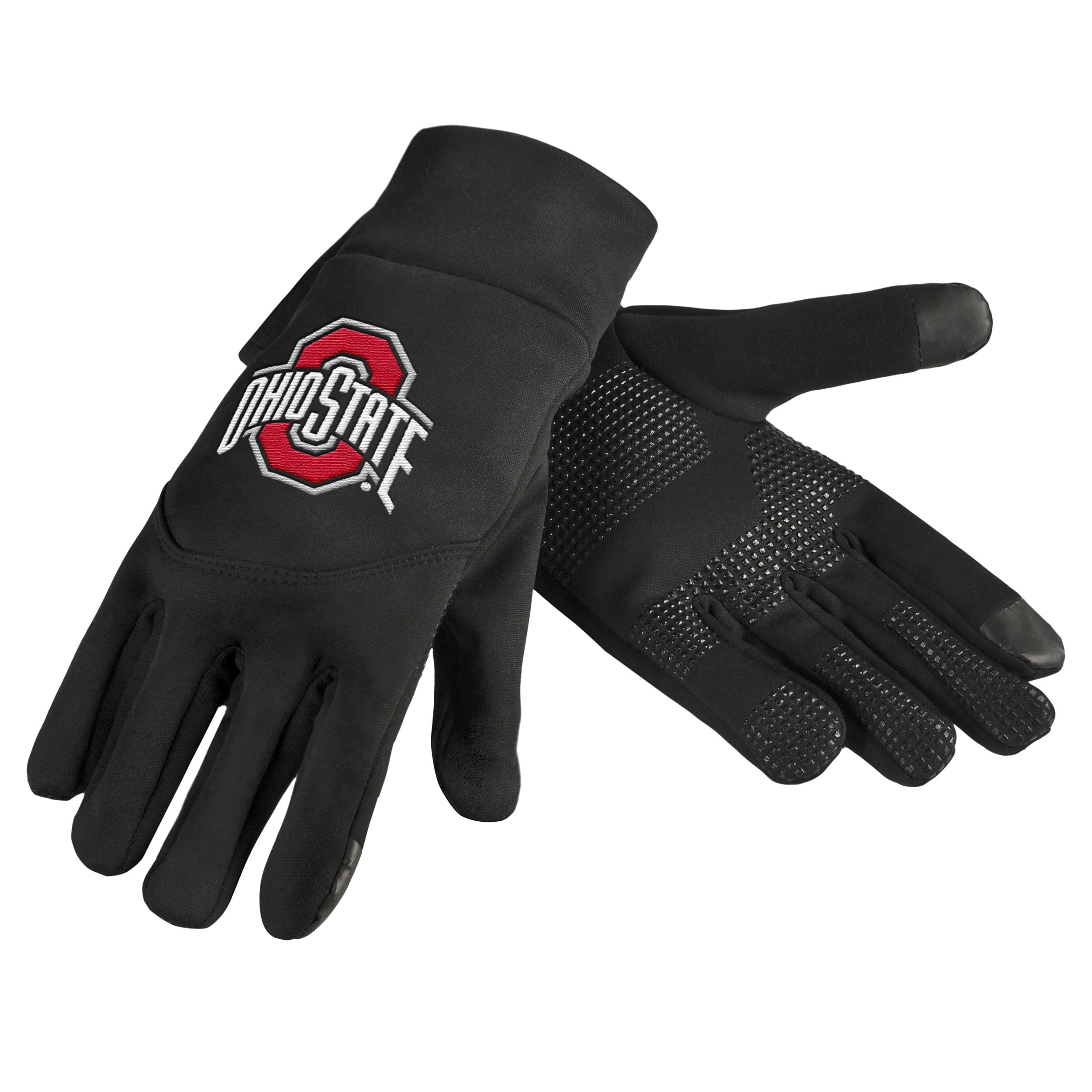FOCO GLVNH14TXT NCAA Ohio State Buckeyes Unisex High End Neoprene Gloveshigh End Neoprene Gloves, One Size, Team Color