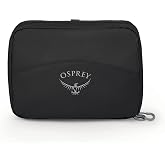 Osprey Daylite Hanging Toiletry Kit, Black | travel organizer, packing cube, toiletry bag, carry on accessory, Black color