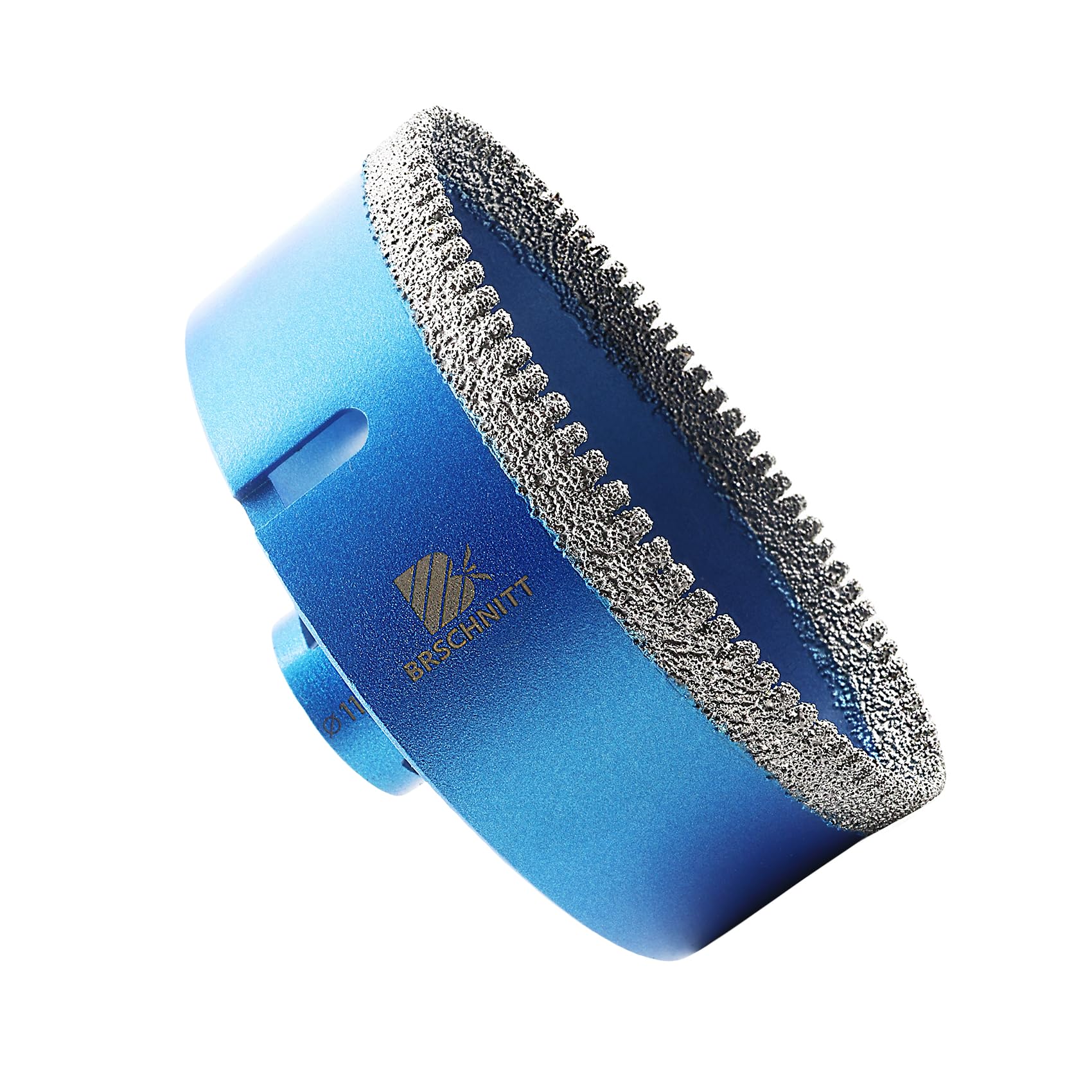 Diamond Core Drill Bit 110mm,BRSCHNITT M14 Vacuum Brazed Diamond Tip Drill Bit for Tile Porcelain Ceramic Marble Granite Drilling