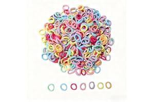 400 Pcs Baby Hair Ties, No Pull & Seamless Hair Elastics for Toddlers and Kids, Gentle Mini Ponytail Holders for Thin Hair, A