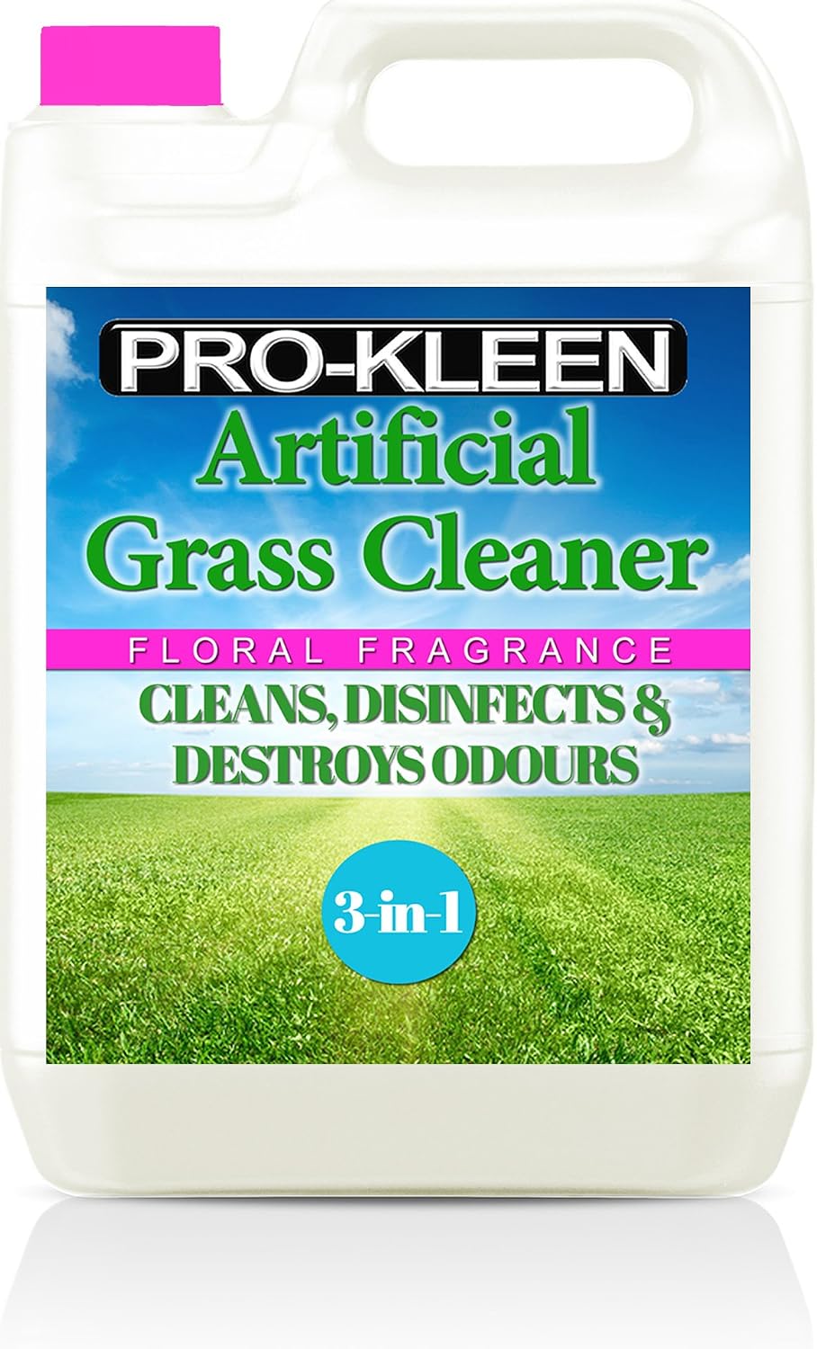 Pro-Kleen Artificial Grass Cleaner Floral Fragrance 5L, Perfect for Homes with Dogs, Cleans, Disinfects