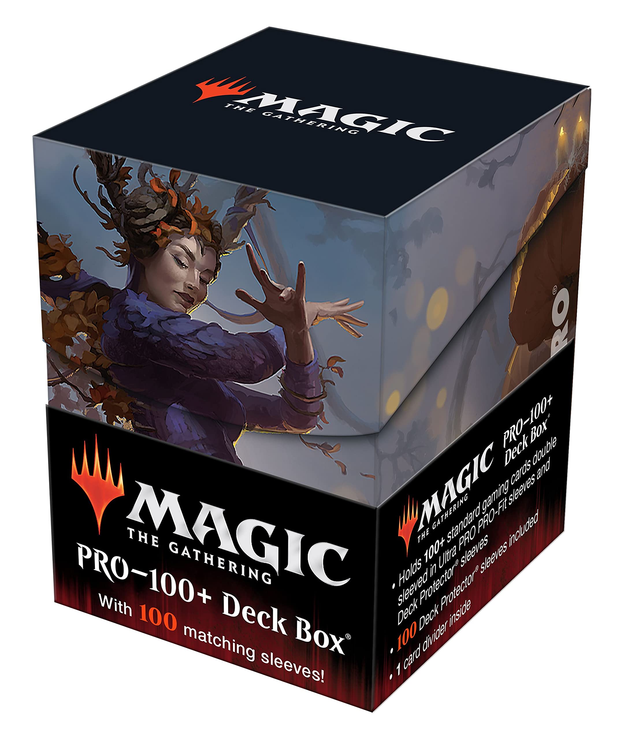 Ultra Pro: MTG: Midnight Hunt - PRO 100+ Deck Box w/Sleeves - Leinore, Autumn Sovereign