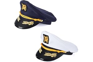 Tigerdoe Sailor Hat - Yacht Captain Hat – Costume Headbands - Mini Hat Headbands