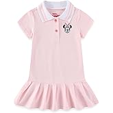 Disney Minnie Mouse Winnie The Pooh Lilo & Stitch Angel Girls Tennis Dress for Infant Toddler and Big Kids