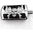 XKMT- Skull Wing Zombie Shape Skull Shifter Peg Compatible With Street Bob FXDB SuperLow 1200T Tour Glide CHROMED [B013QC1C1O]