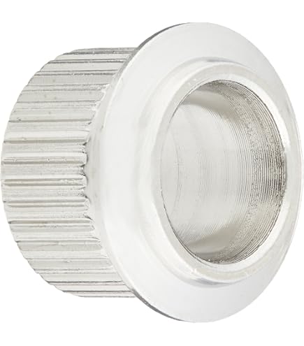 Boccole Di Conversione Per Meccaniche Chitarra StewMac 3/8", Tonde Nichel, Set Da 6 Pezzi - Foto 3