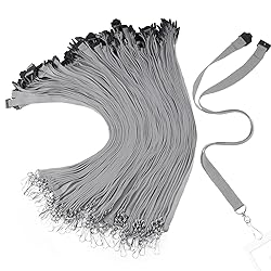 Patelai 60 Pcs Breakaway Lanyards with J Hook Bulk