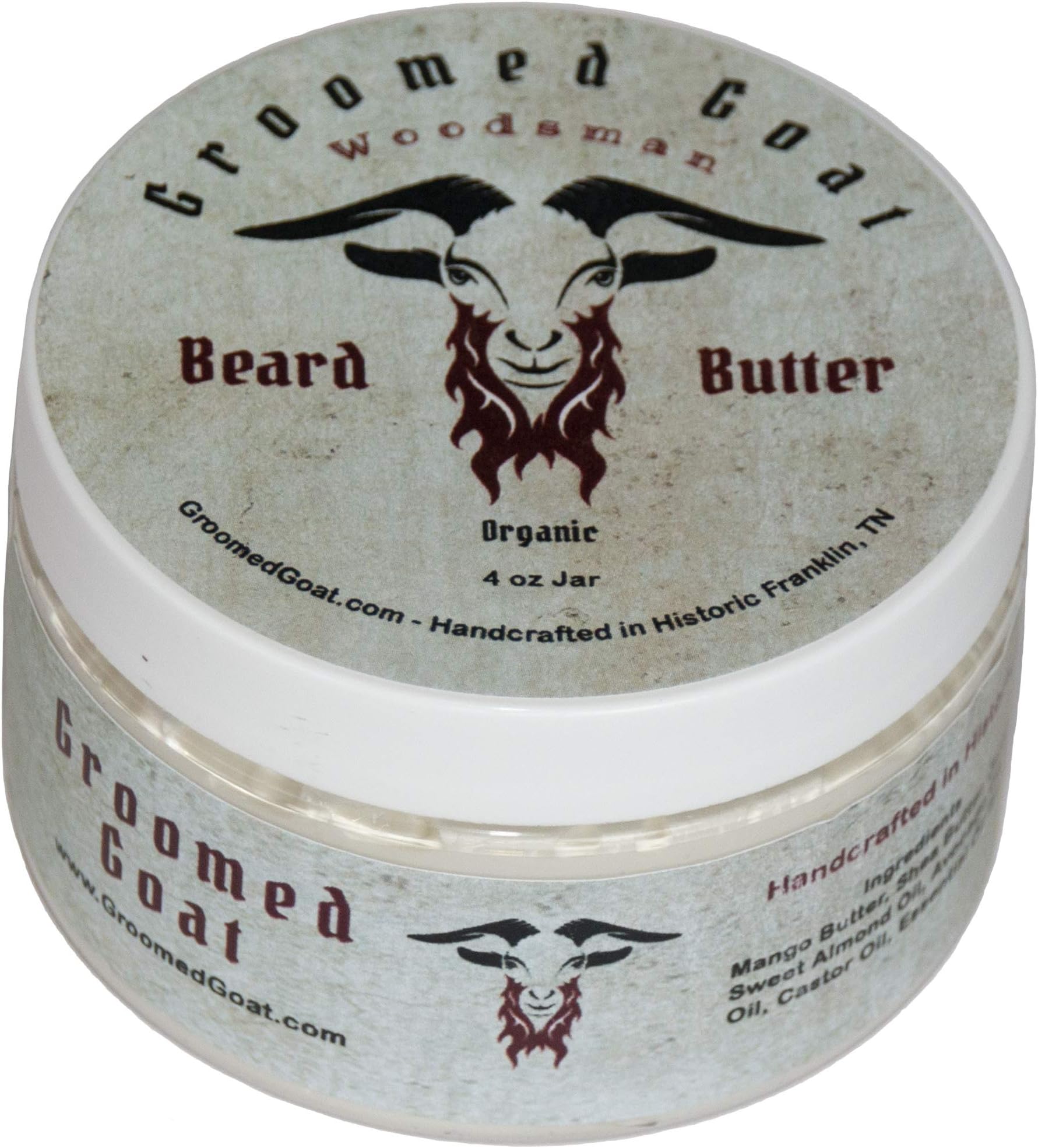 GROOMED GOAT - Woodsman Beard Butter, 4 oz.