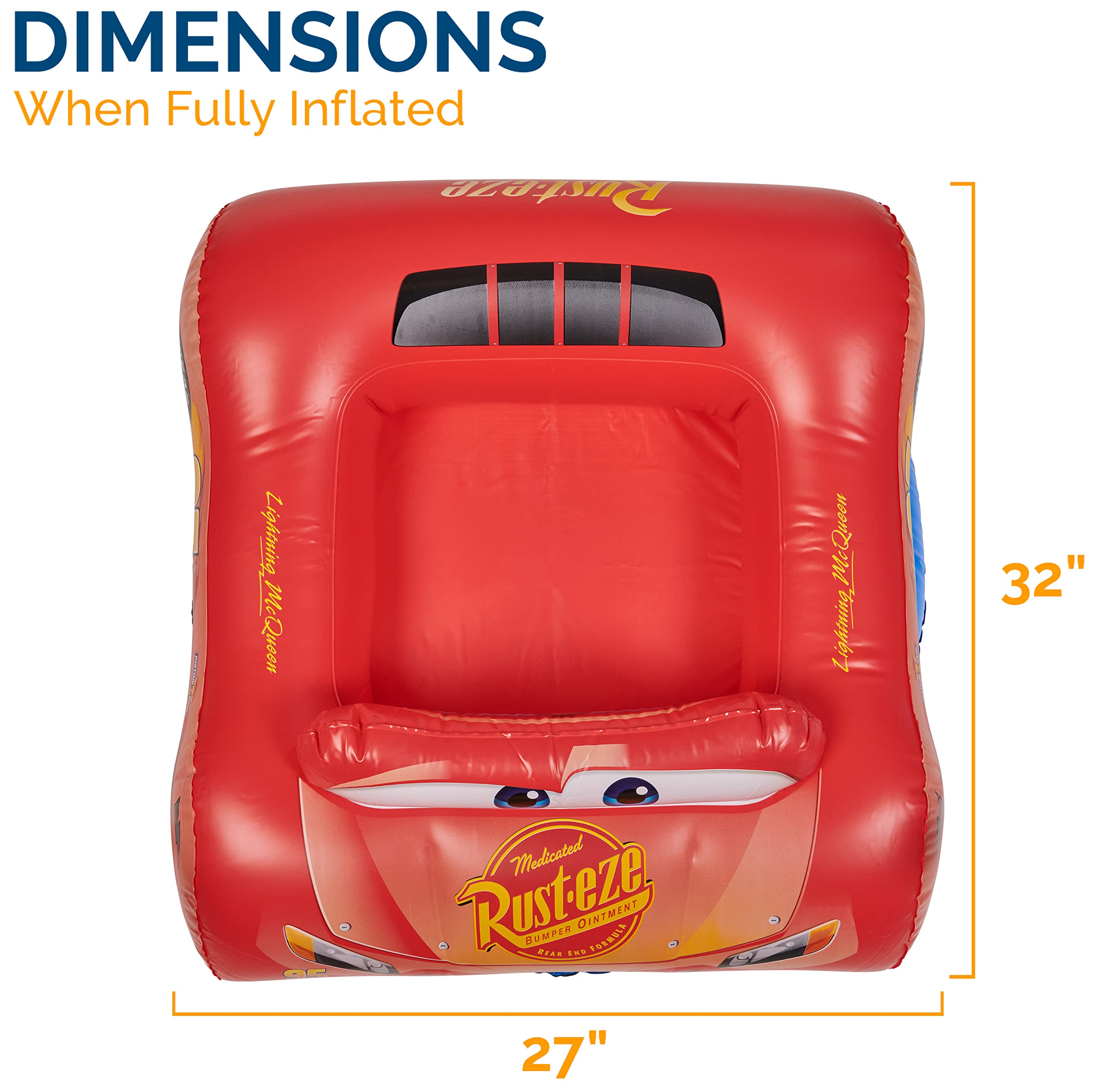 Mua Disney Pixar Cars Inflatable Water Boat Vehicle, Inflatable Pool ...