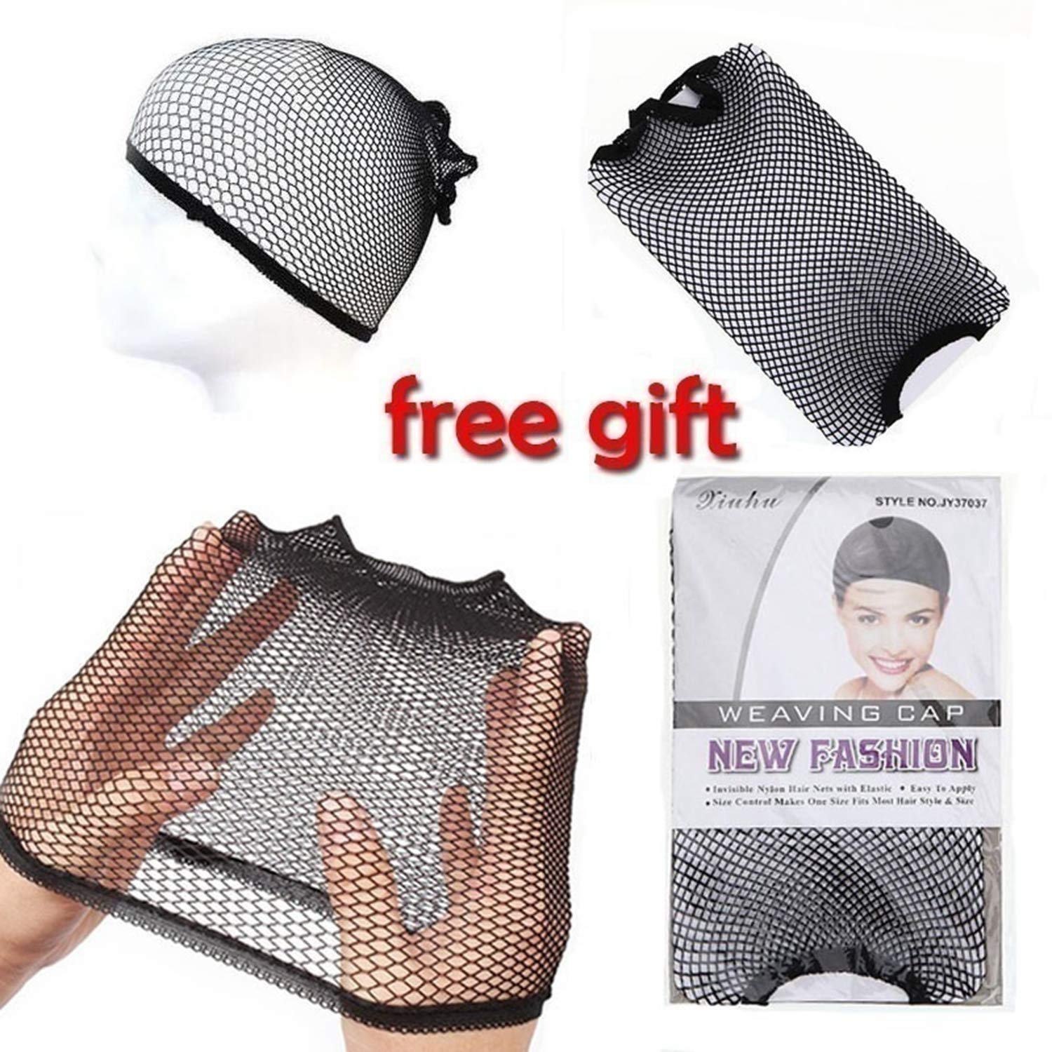 Sallcks Womens Long Curly Wavy Ombre Platinum Blonde Wigs Dyeing Color Synthetic Replacement Wigs Heat Resistant Party Daily Wig with Wig Cap