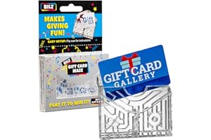 BILZ® Gift Card Maze | Fun Money Gifting Puzzle Game for Ages 8+ | Easy Setup with Envelope Flap | for Gift Cards, Cash (Folded), and Notes | Great for Graduations, Christmas, & Birthdays