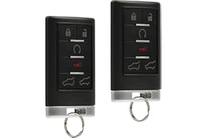 2 fits 2007-2014 Cadillac Escalade Key Fob Keyless Entry Remote (OUC6000066) - Not for Push to Start