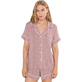 Eberjey Women's Gisele Printed Relaxed Shorts Pajama Set