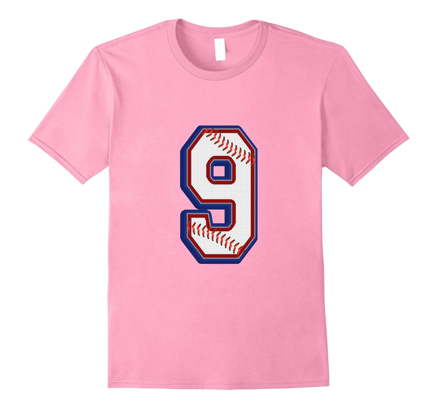 Baseball t shirt with number 9 nine 3 4 sleeve boys kidsArt Artvinatee