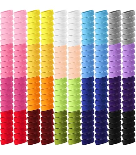 240 Pack Neon Sweatbands Bulk Headbands Sports Stretchy Moisture Wicking Non 80s Neon Sweatbands Set - 24 Pieces: 8 Headbands, 16  main image 4