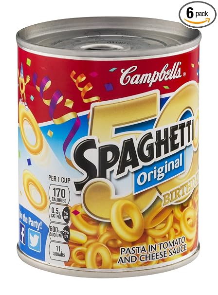 Campbell's spaghettios Original 14.2oz (051000224323)