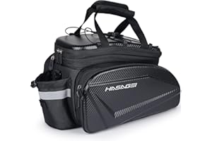 HASAGEI Bike Bag,Bicycle Bag,Bike Rack Bag,35L Capacity,Waterproof,Bike Trunk Storage Travel Bag Panniers for Rear Rack