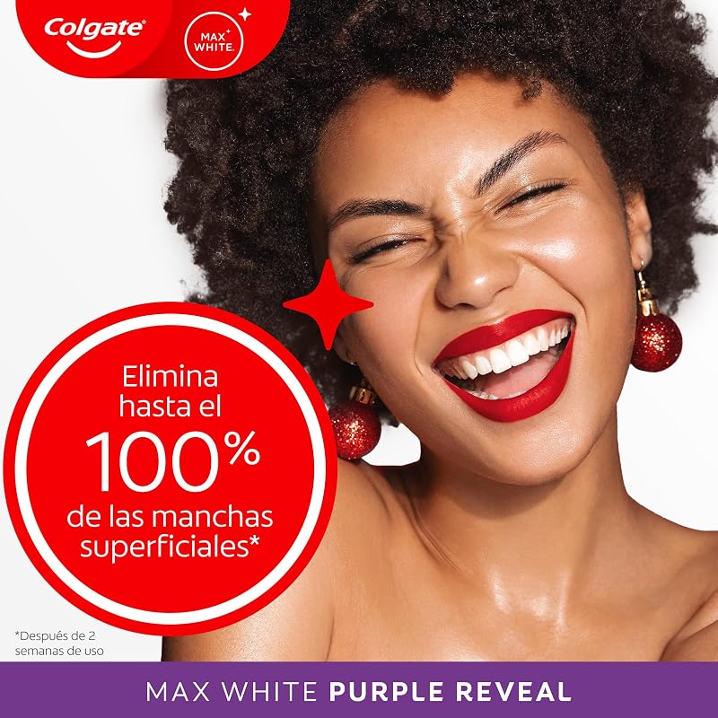 Max White Purple Reveal Pasta de Dientes 4x75ml