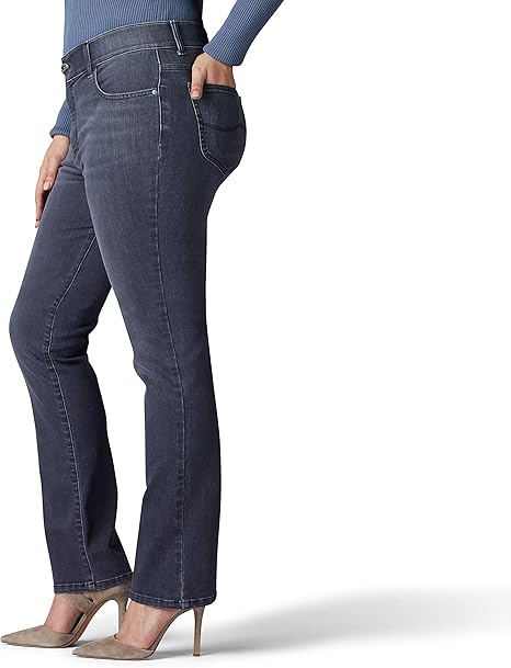 flex motion regular fit straight leg jean