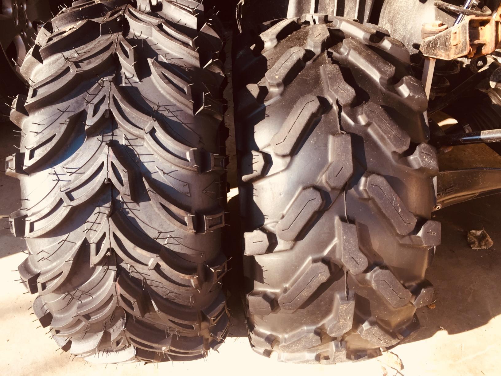 42/mo Finance Set 4 Roadguider ATV/UTV Tires 22x711 Front & 22x109