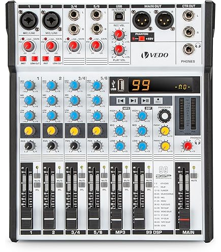 Denon DJ DN-X600 Mixer Digital USB Midi 2 Canais 8 Efeitos 110v