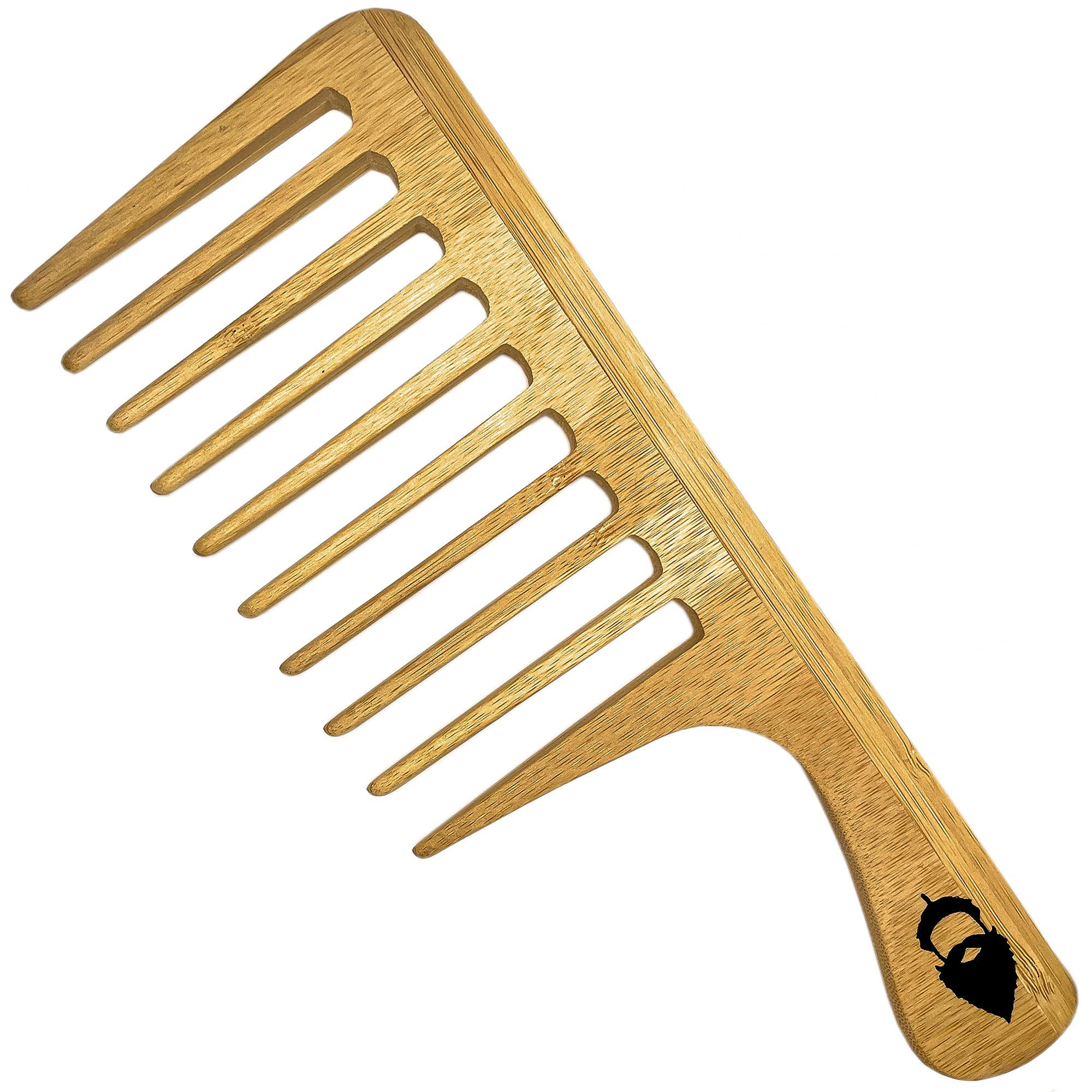Photo 1 of Sequoia Detangling Beard Rake - XL Oversized Detangler Comb for All Hair Types and Big Beards