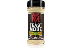 Feast Mode Flavors | Cinnamon Honey Butter Seasoning | Low Sodium No MSG Gluten Free | All Natural Meal Prep Flavoring, Sweet Topper for Breakfast Oatmeal Popcorn Ice Cream Dessert Spice Blend Powder
