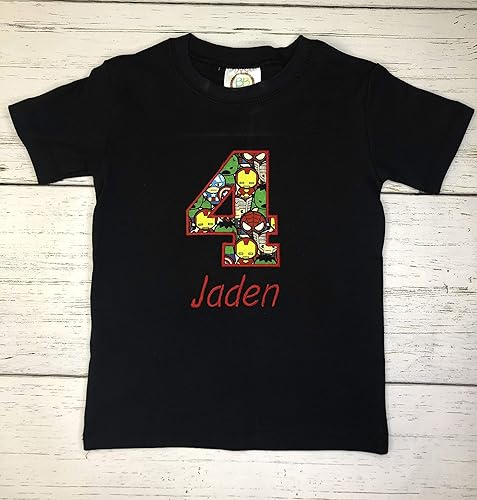 personalized avengers birthday shirts