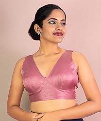 FIGURE'S DESIGNER Women's Dupion Raw Silk