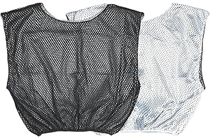 Champion Sports Unisex Adult Modern Reversible Vest, Black & White, Black/White, Black/White US