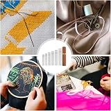 TOYMIS 30pcs Large Eye Sewing Needles Tapestry Embroidery Wood Case 6 Sizes view 7