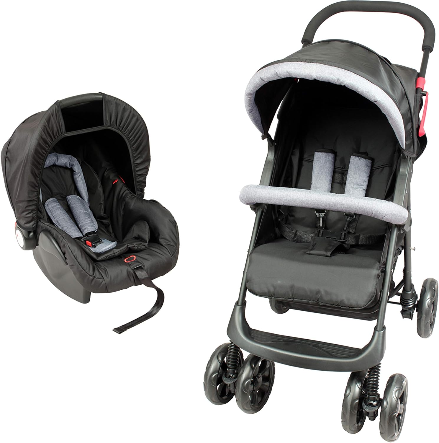 poussette combinée 2 en 1