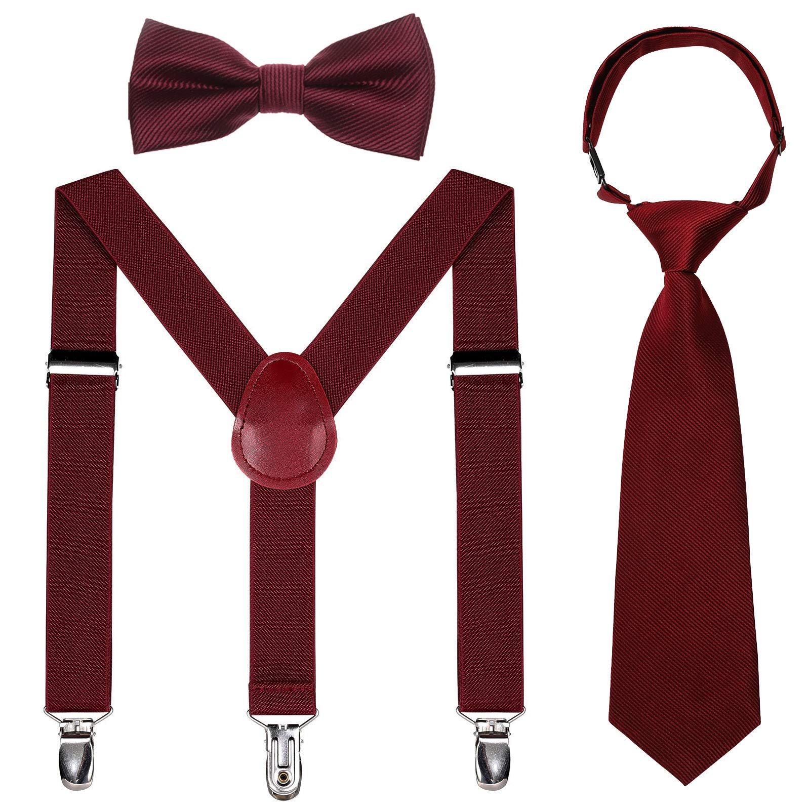 Kajeer Kids Suspender Bowtie Necktie Sets