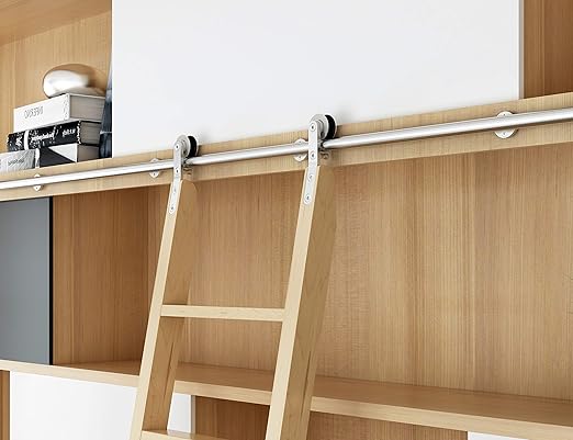 Diyhd 39 3 4 Stainless Steel Sliding Library Ladder Hardware No