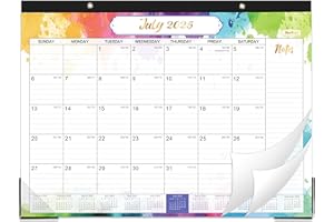 MAAIBOK 2025-2026 Desk Calendar - JUL 2025 - JUN 2026, 14.6" x 11.4" 2025-2026 Calendar, 18 Months Desk Calendar, Desk Pad, Colorful