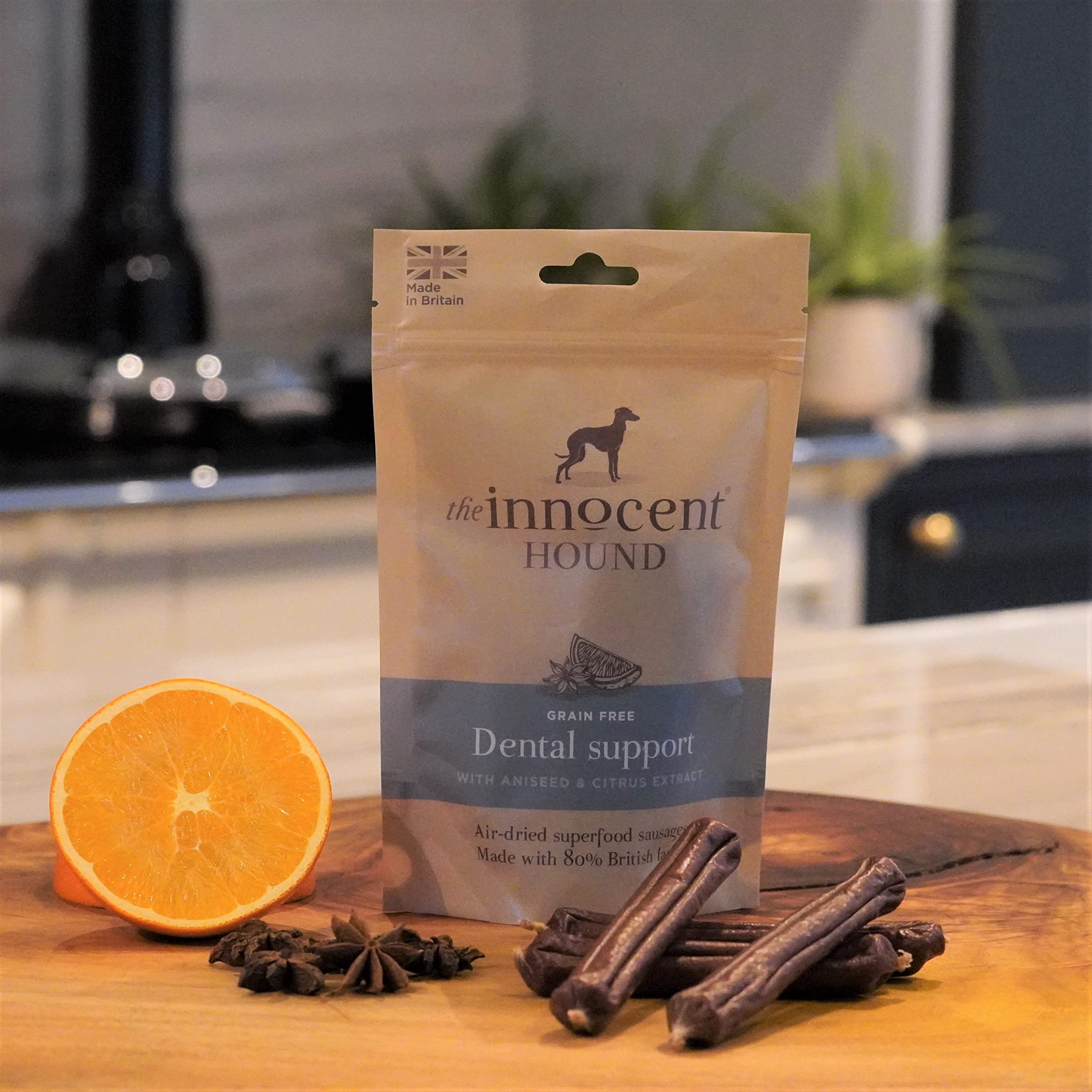 The Innocent Hound Dental Support Sausages with Aniseed and Citrus Extract 500g
