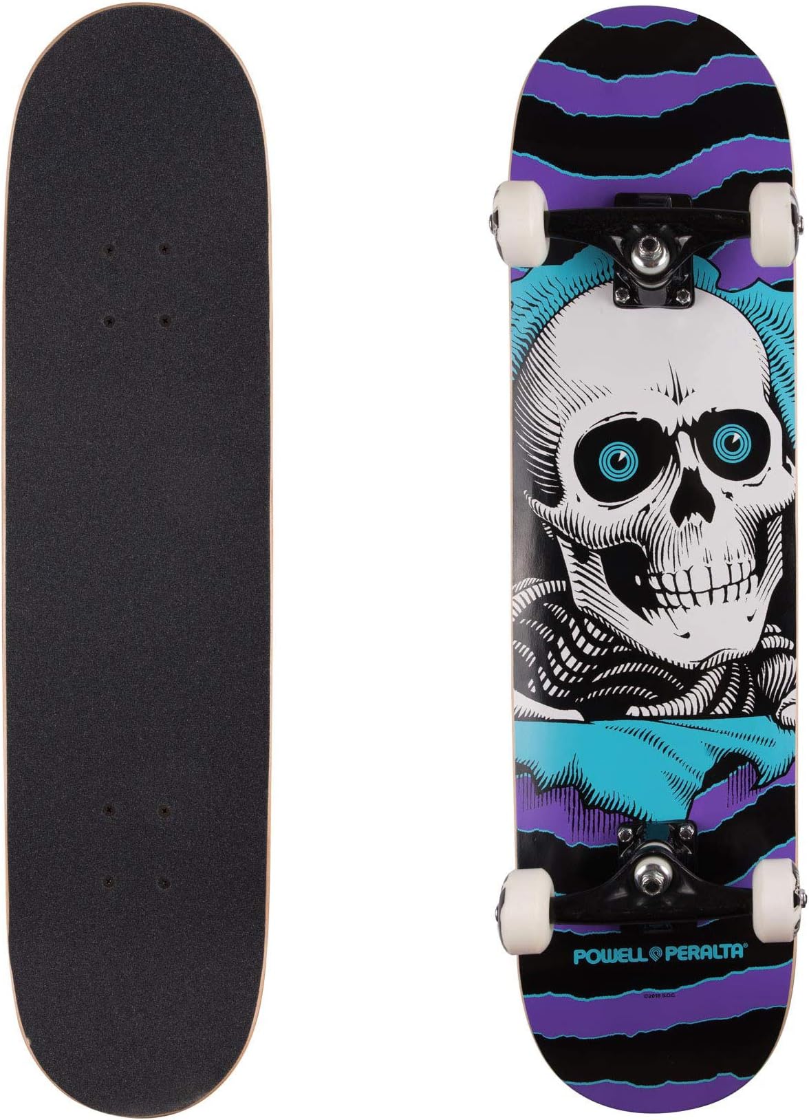 Powell Peralta Ripper One Off Purple/Turq Complete Skateboard