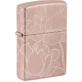 Zippo Lighter: Lotus Flower, Photo 360 - High Polish Rose Gold 46109