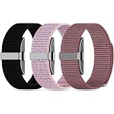 Compatible with Hume Band Replacement Strap 1.0 Nylon Loop Sport Wristband | Soft Breathable Adjustable Wrist Bands for Hume Health Band Replacement Straps 1.0 for Women Men Fits Workouts Sleeping Daily