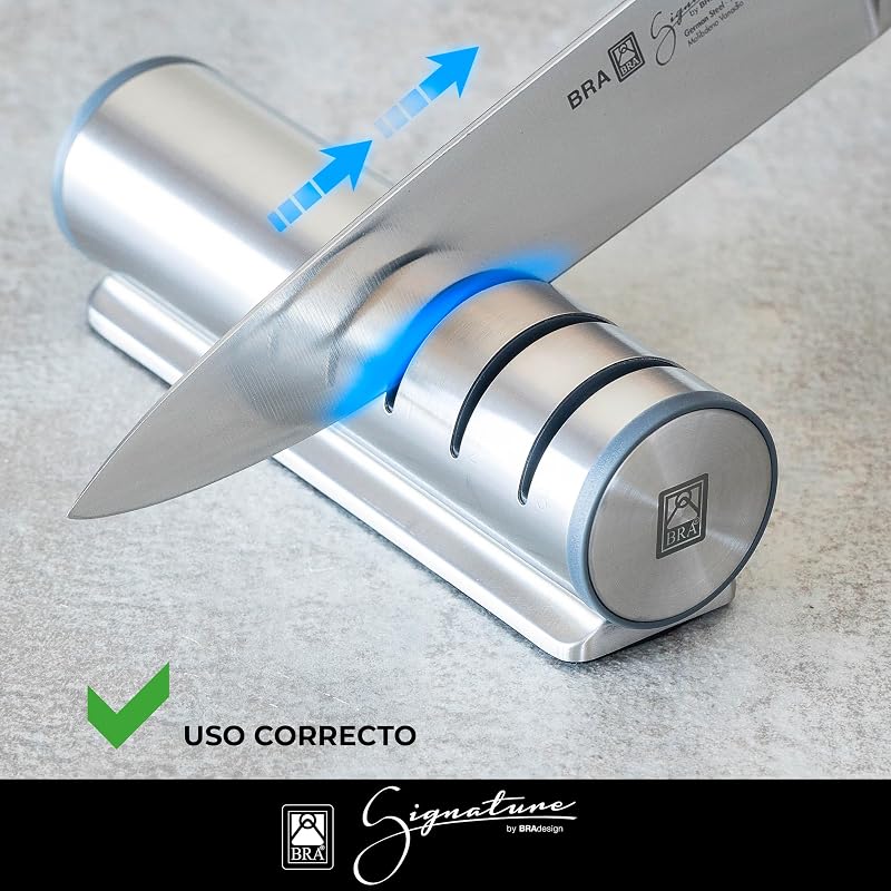 Signature | Afilador de cuchillos, Acero inox 18/10