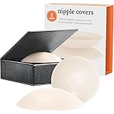 VOCH GALA Nipple Covers for Women – 2025 Cloud Series Second-Skin Sticky Pasties, Reusable 2 Pairs with Travel Case