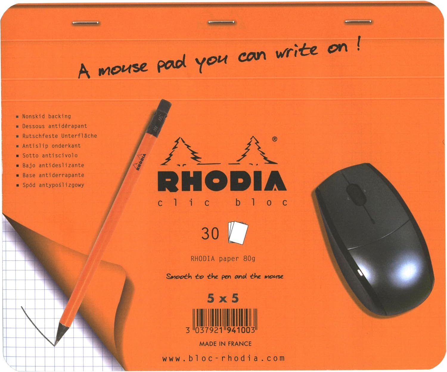 Amazon Co Jp ロディア クリックブロック マウスパッド パソコン 周辺機器