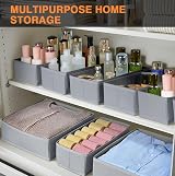 DIMJ Underwear Drawer Organiser Dividers 15 Pack Foldable Non-Woven view 5