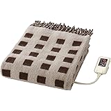 日本製 電気ひざ掛け リバーシブルタイプ ベージュ SB-H501